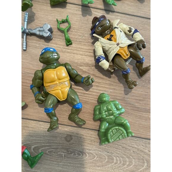 Vintage Teenage Mutant Ninja Turtles Tmnt Action Figure Lot 80s 90s Playmates - Picture 5 of 16